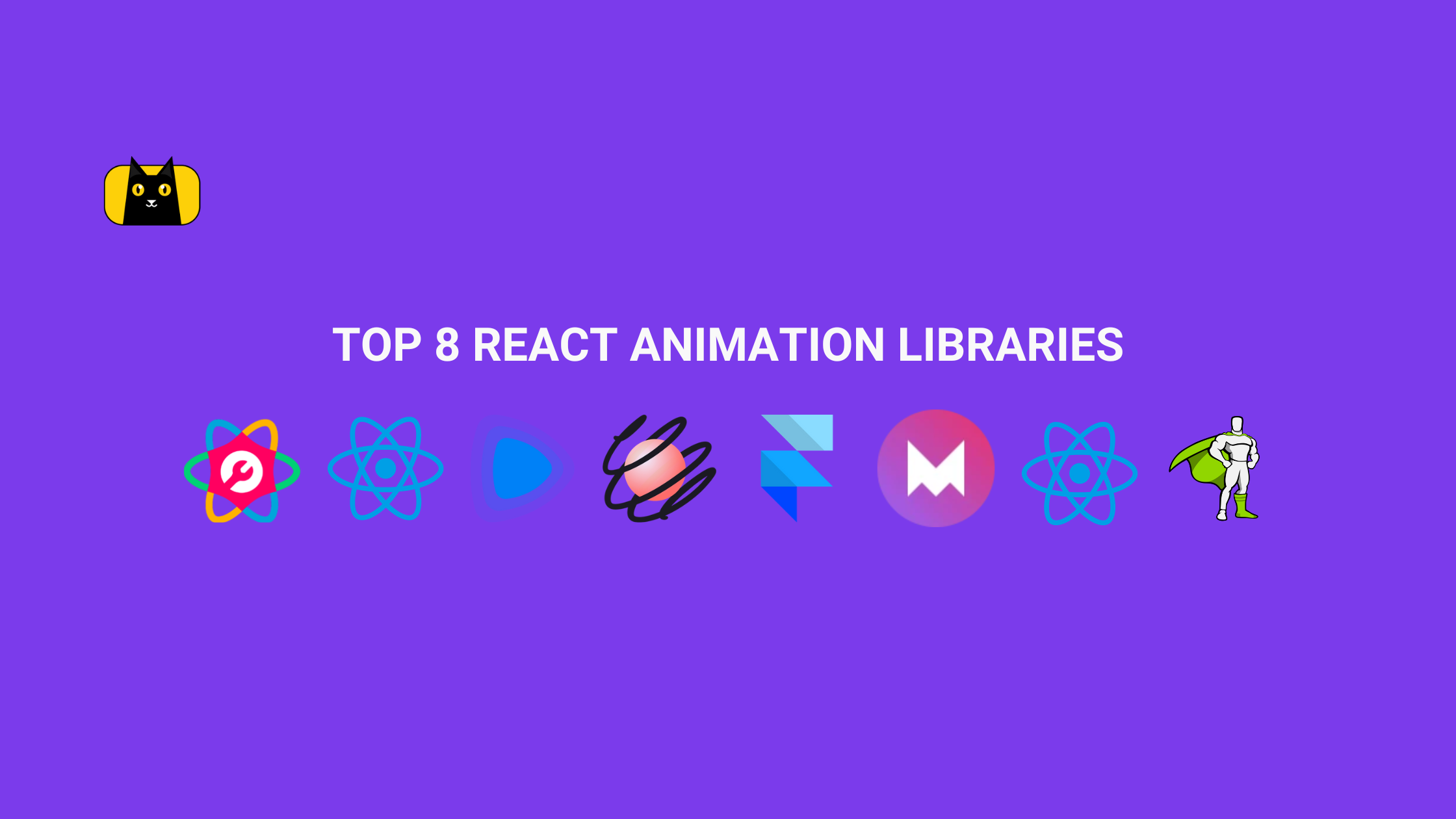 React Animation Libraries Logos